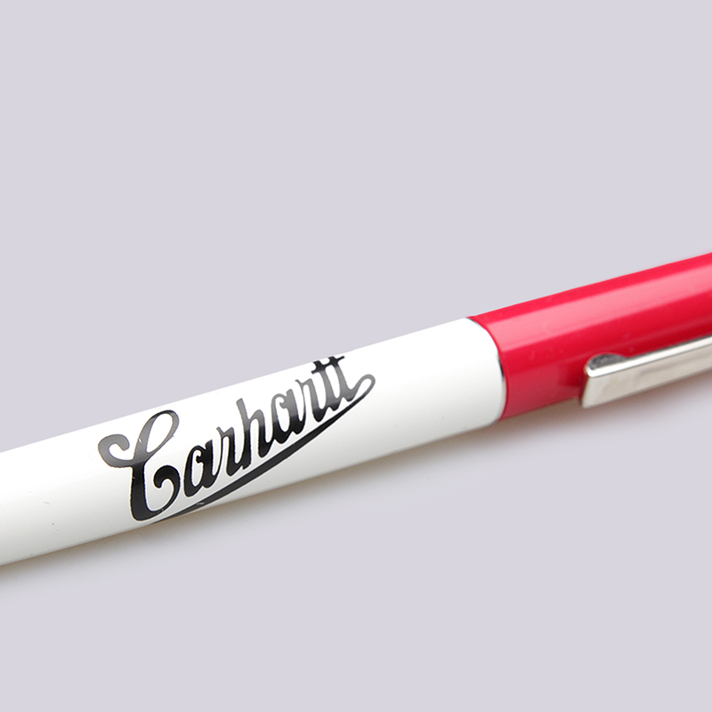  белая шариковая ручка Carhartt WIP Logo l010564-red - цена, описание, фото 2
